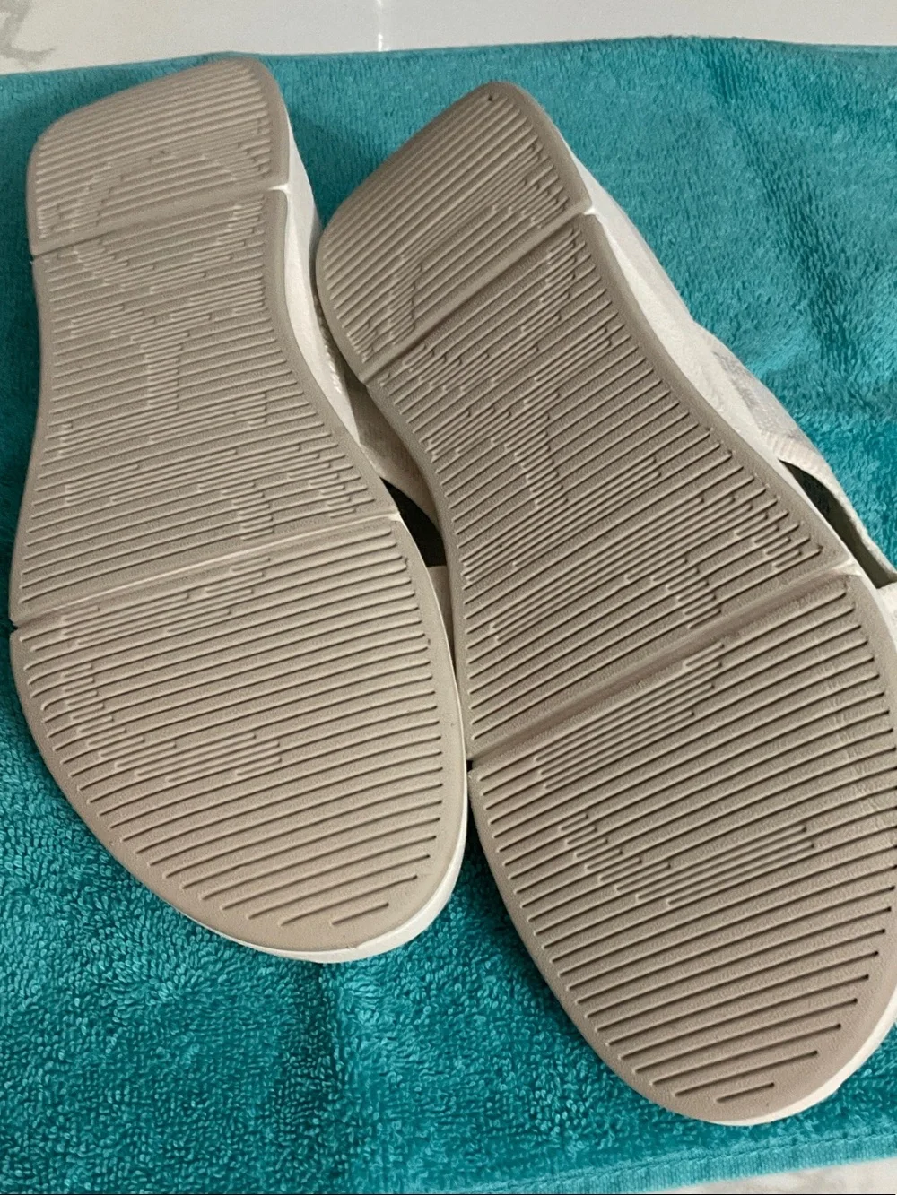 Ryka ‘Triumph’ Leopard-Print Slide Sandals Size 8